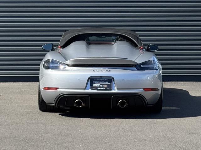 used 2024 Porsche 718 Spyder car, priced at $217,000