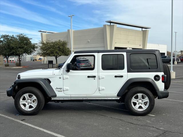 used 2020 Jeep Wrangler Unlimited car, priced at $25,122