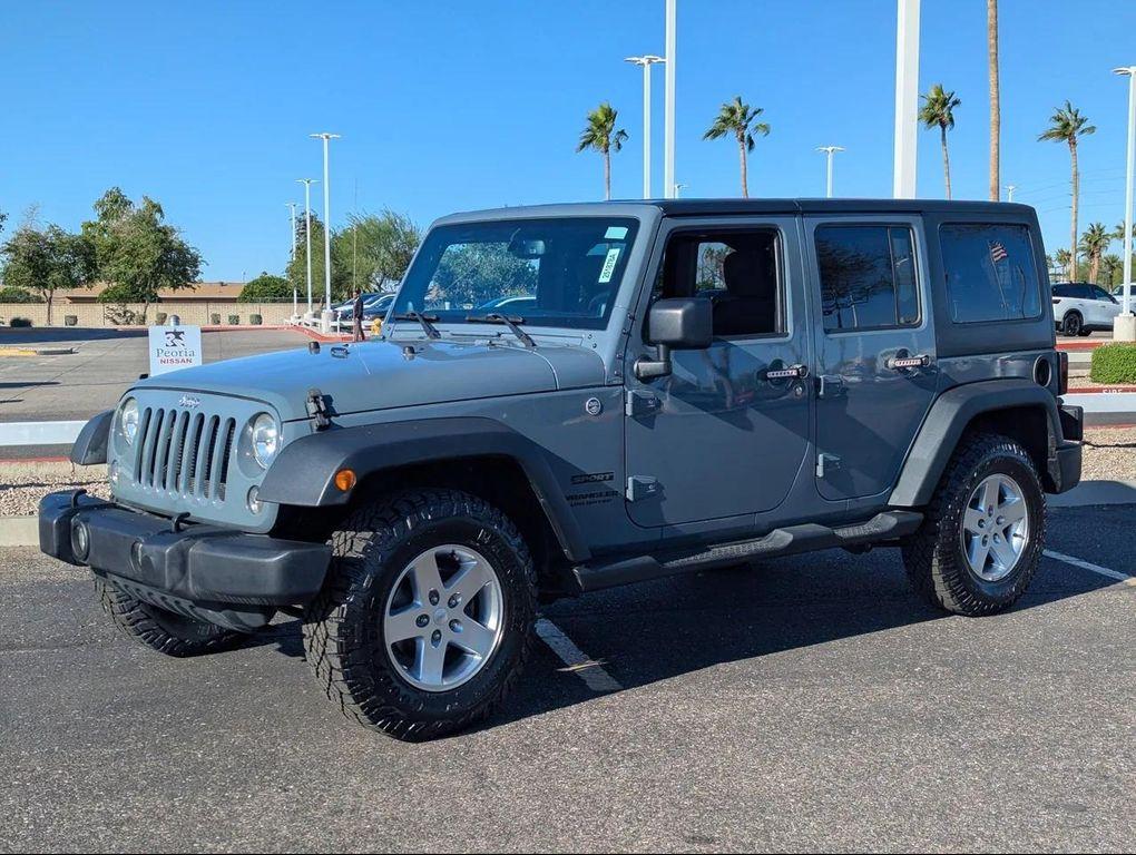 used 2014 Jeep Wrangler Unlimited car, priced at $18,477