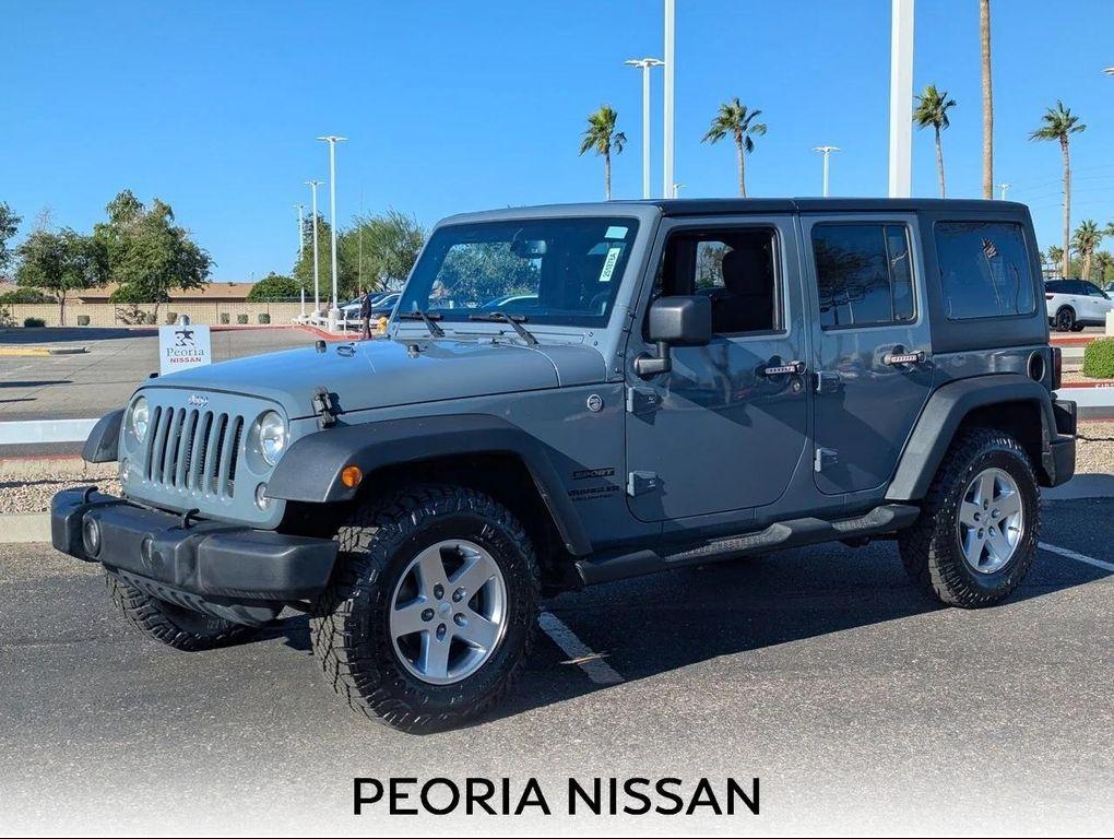 used 2014 Jeep Wrangler Unlimited car, priced at $18,477