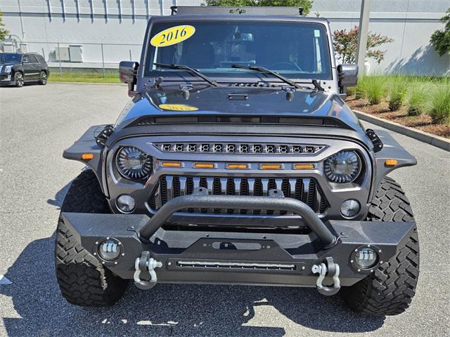 used 2016 Jeep Wrangler Unlimited car, priced at $21,990