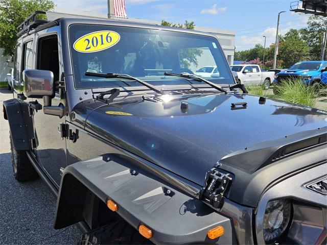 used 2016 Jeep Wrangler Unlimited car, priced at $21,990