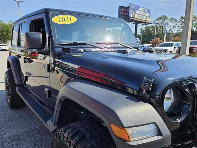 used 2021 Jeep Wrangler Unlimited car, priced at $33,995