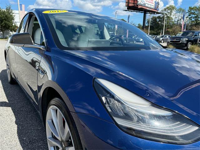 used 2018 Tesla Model 3 car, priced at $20,795