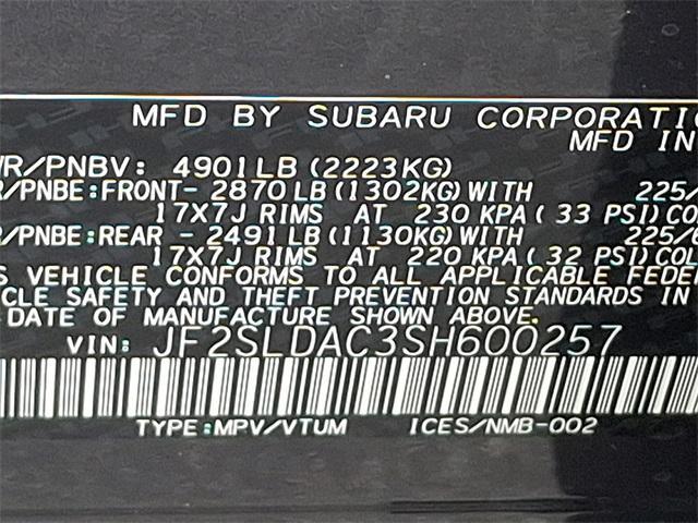 new 2025 Subaru Forester car, priced at $30,262