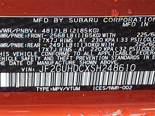 new 2025 Subaru Crosstrek car, priced at $28,233
