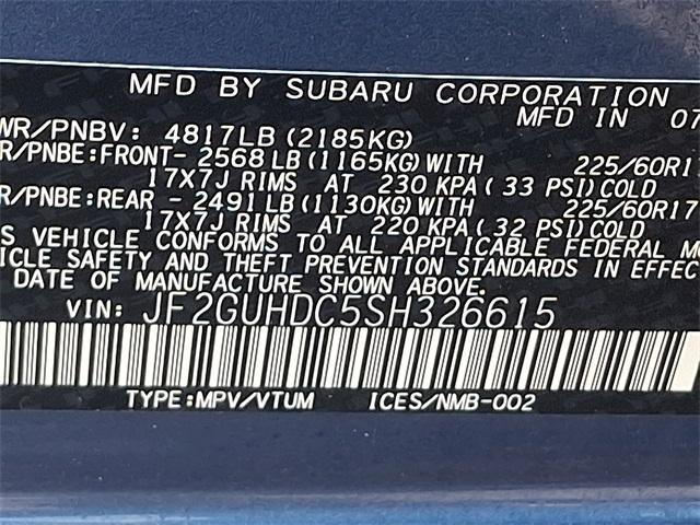 new 2025 Subaru Crosstrek car, priced at $30,772