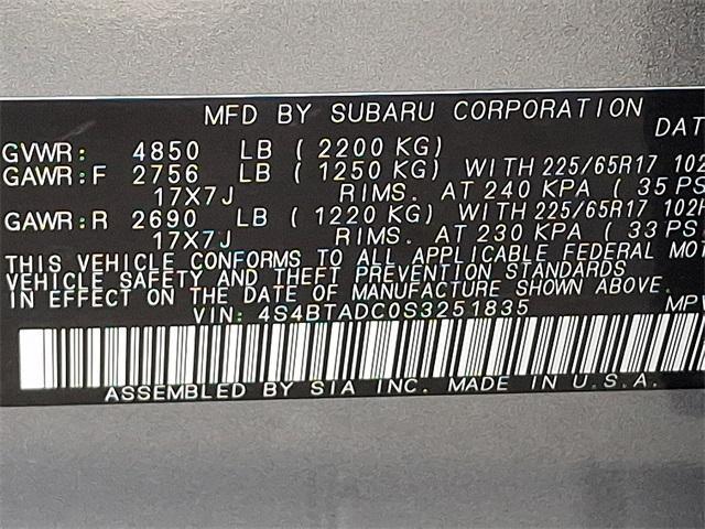 new 2025 Subaru Outback car, priced at $31,795