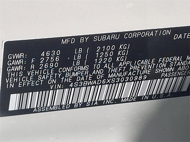 new 2025 Subaru Legacy car, priced at $30,123