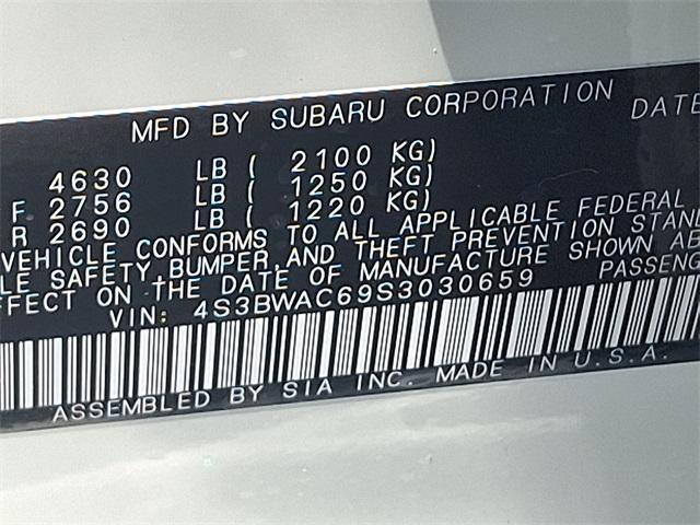 new 2025 Subaru Legacy car, priced at $29,289