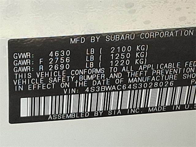 new 2025 Subaru Legacy car, priced at $29,253