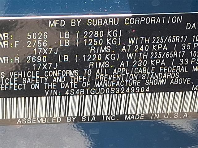 new 2025 Subaru Outback car, priced at $43,895