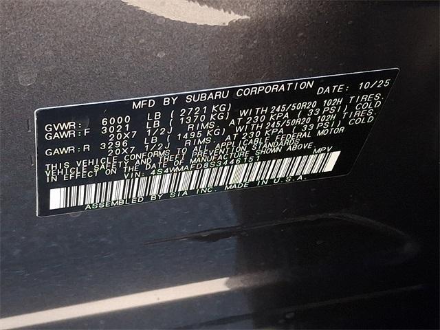 new 2025 Subaru Ascent car, priced at $43,293