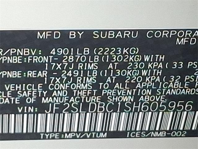 new 2025 Subaru Forester car, priced at $33,408