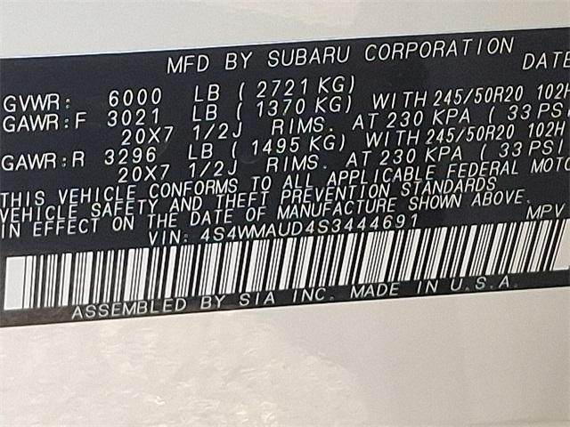 new 2025 Subaru Ascent car, priced at $49,797