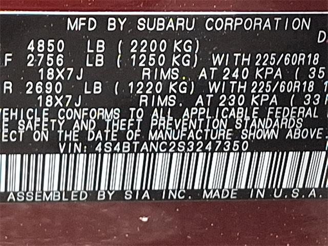 new 2025 Subaru Outback car, priced at $39,995
