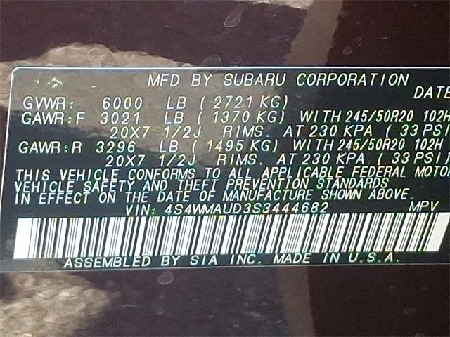 new 2025 Subaru Ascent car, priced at $49,797