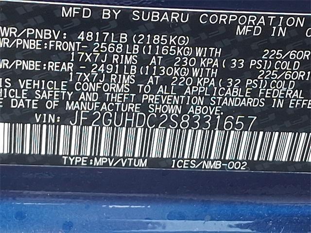 new 2025 Subaru Crosstrek car, priced at $30,397