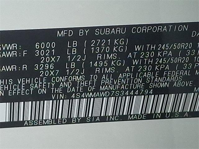 new 2025 Subaru Ascent car, priced at $50,710