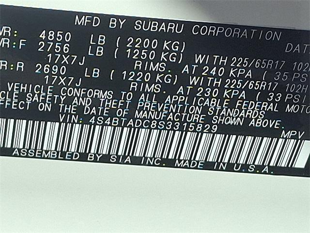 new 2025 Subaru Outback car, priced at $34,638