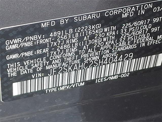 new 2025 Subaru Forester car, priced at $35,031