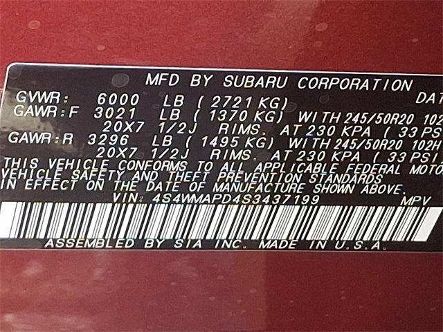 new 2025 Subaru Ascent car, priced at $46,843