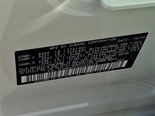 new 2025 Subaru Ascent car, priced at $46,843