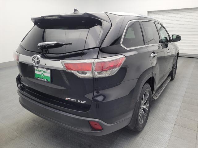 used 2016 Toyota Highlander car, priced at $19,695