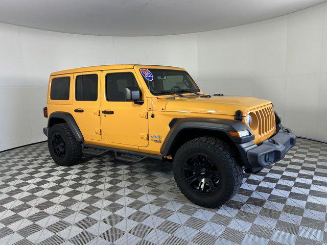 used 2021 Jeep Wrangler Unlimited car, priced at $32,697