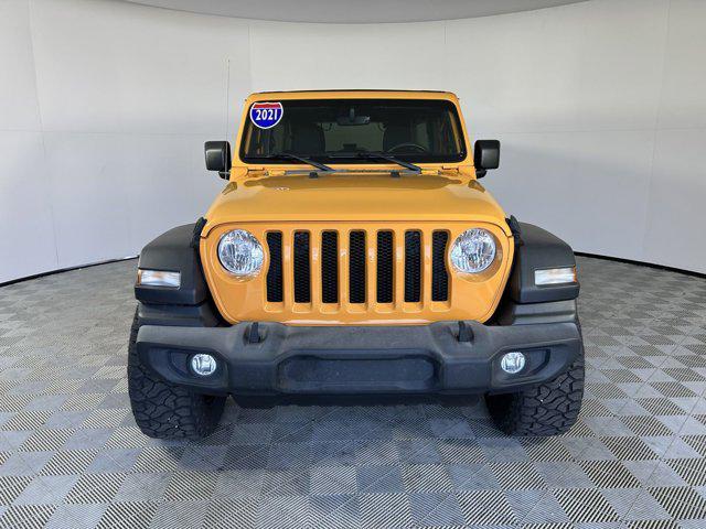 used 2021 Jeep Wrangler Unlimited car, priced at $32,697