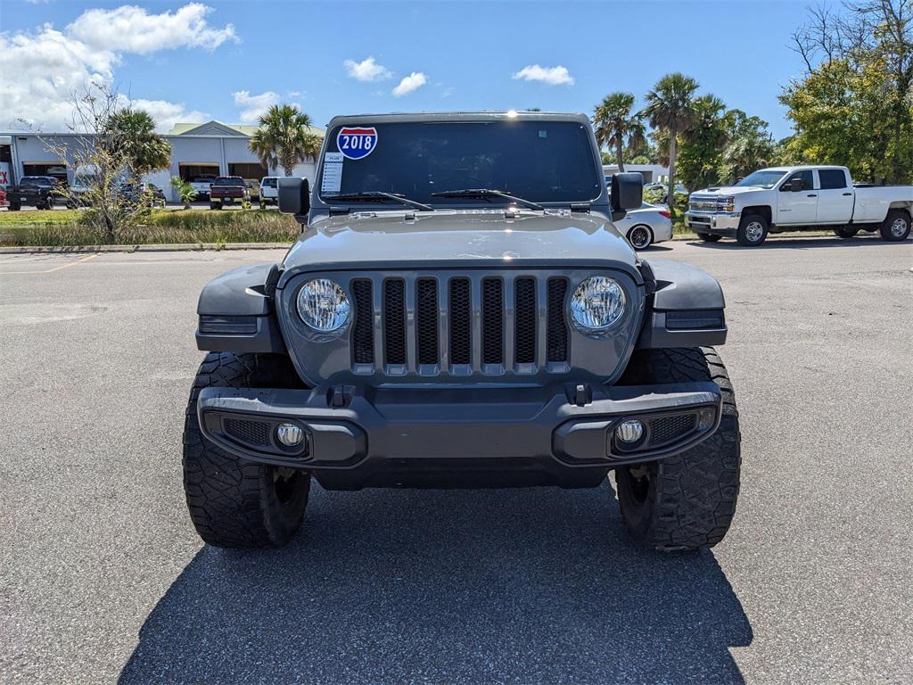 used 2018 Jeep Wrangler Unlimited car, priced at $19,492