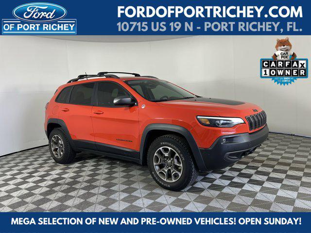 used 2021 Jeep Cherokee car, priced at $23,349