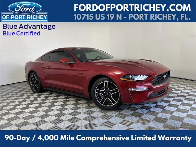 used 2021 Ford Mustang car, priced at $21,745