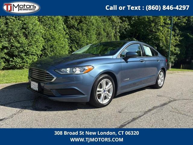 used 2018 Ford Fusion Hybrid car, priced at $14,995