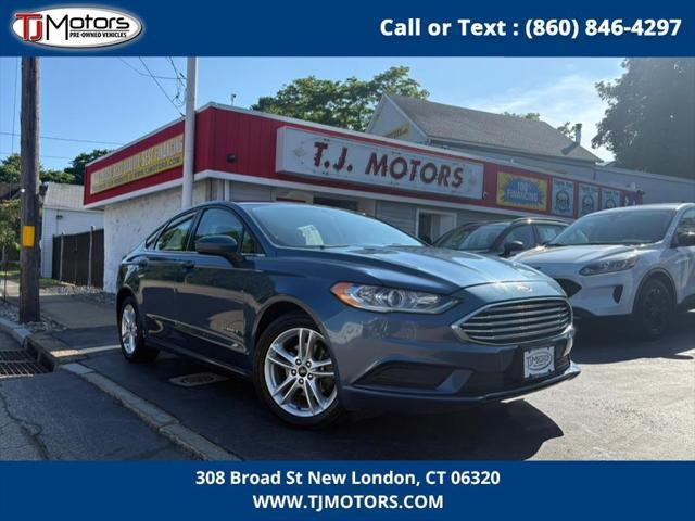 used 2018 Ford Fusion Hybrid car, priced at $14,995
