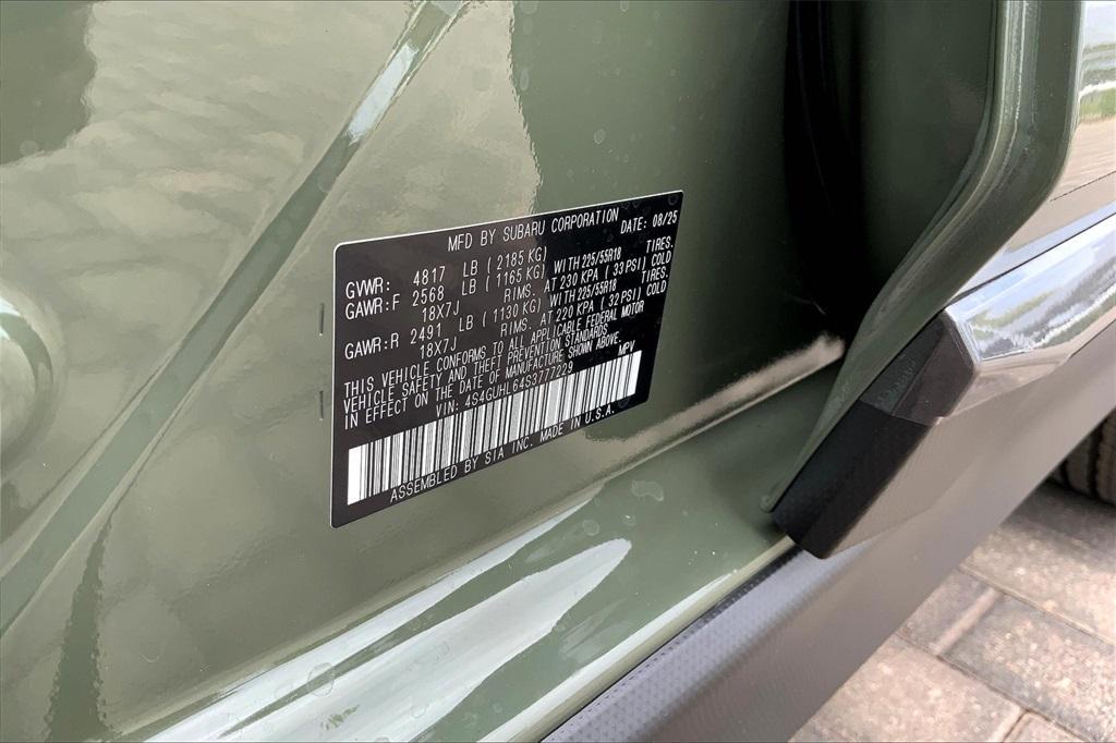 new 2025 Subaru Crosstrek car, priced at $33,108