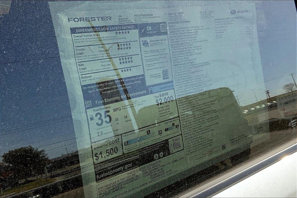 new 2025 Subaru Forester Hybrid car, priced at $43,978