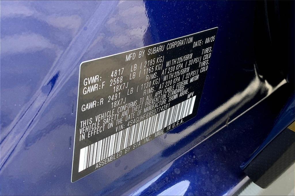 new 2025 Subaru Crosstrek car, priced at $32,850