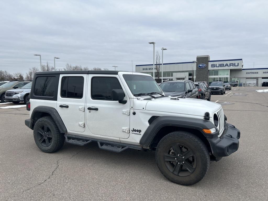 used 2021 Jeep Wrangler Unlimited car, priced at $29,000