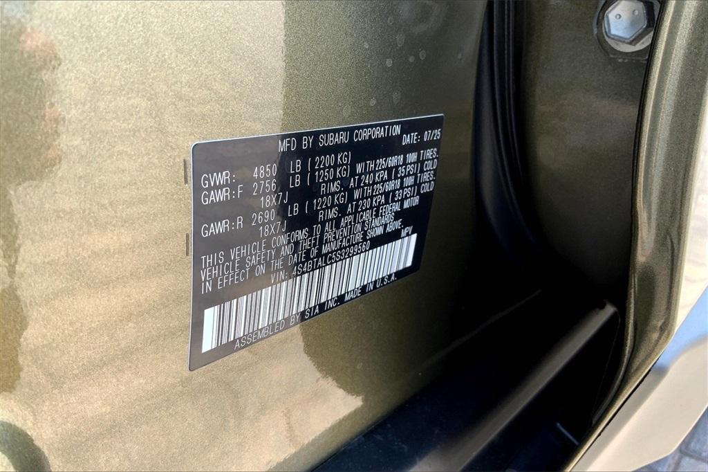 new 2025 Subaru Outback car, priced at $40,378