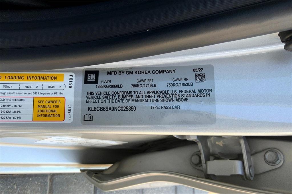 used 2022 Chevrolet Spark car, priced at $12,450