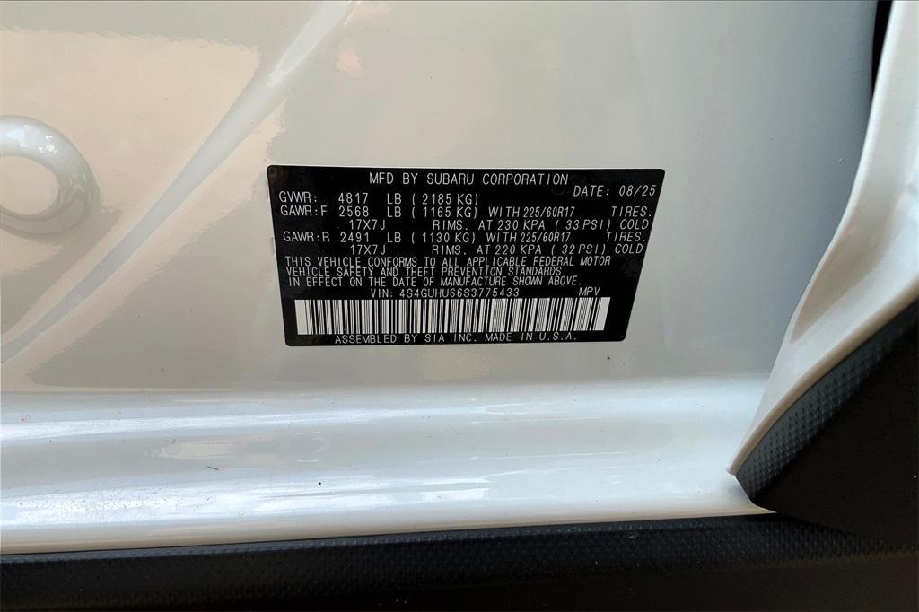 new 2025 Subaru Crosstrek car, priced at $35,827