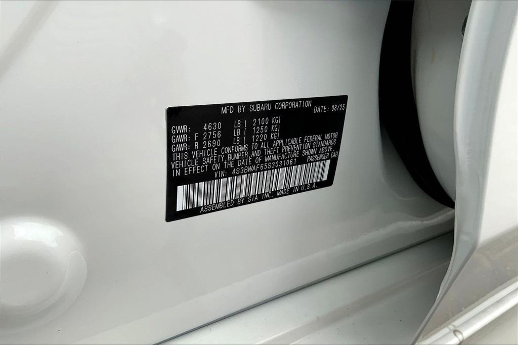 new 2025 Subaru Legacy car, priced at $31,221