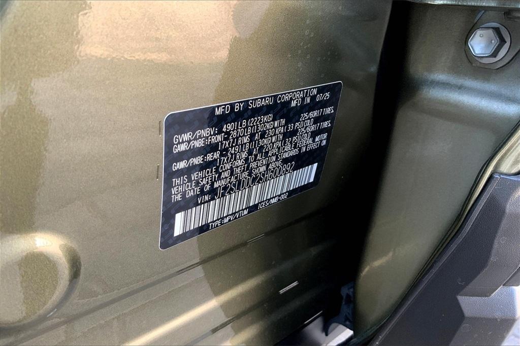 new 2025 Subaru Forester car, priced at $37,186