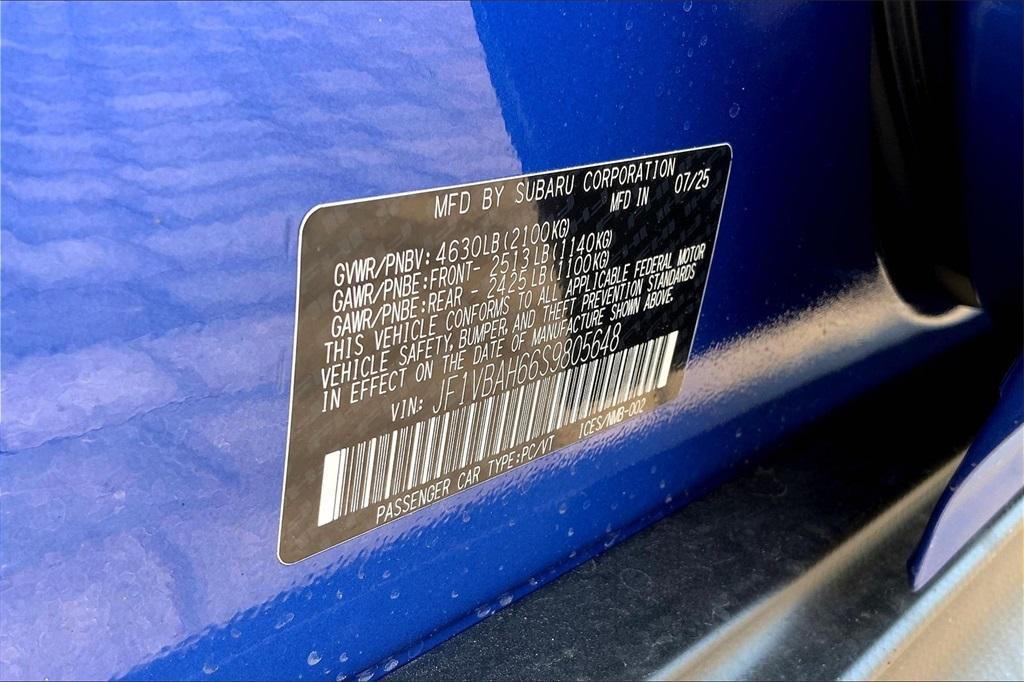 used 2025 Subaru WRX car, priced at $35,000