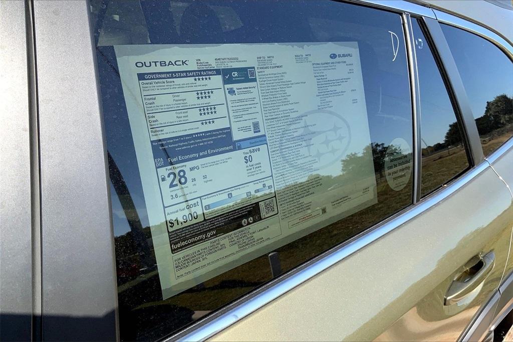 new 2025 Subaru Outback car, priced at $37,603