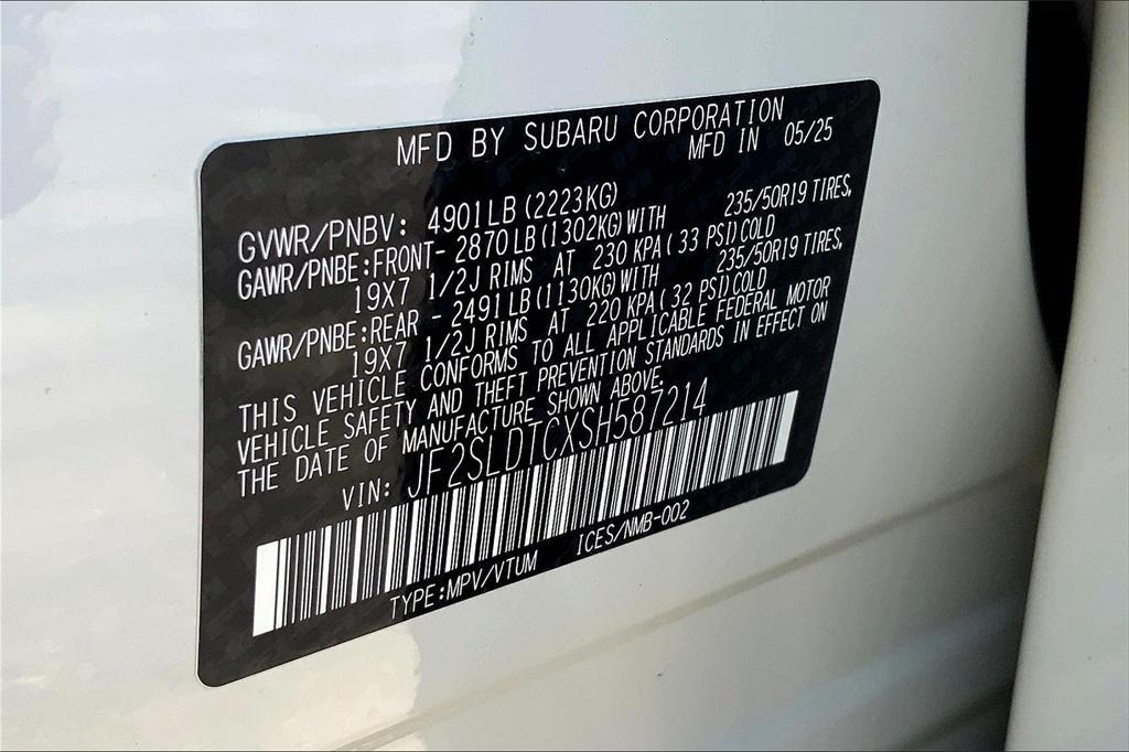 new 2025 Subaru Forester car, priced at $44,125