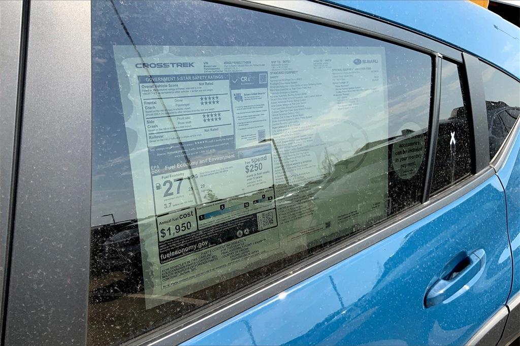 new 2025 Subaru Crosstrek car, priced at $35,827