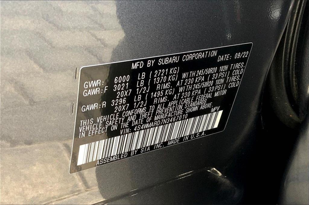 used 2022 Subaru Ascent car, priced at $25,005