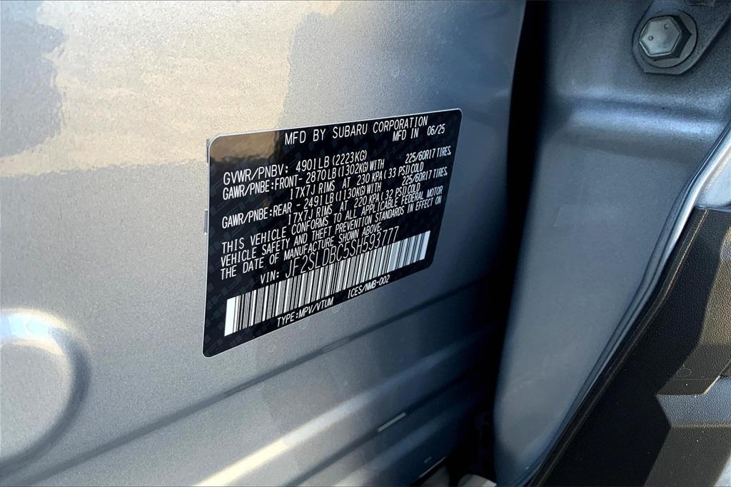 new 2025 Subaru Forester car, priced at $36,170
